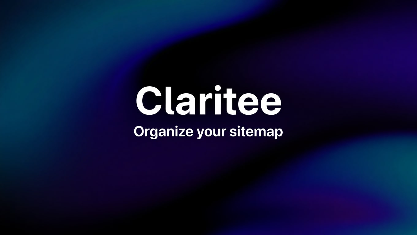 claritee-logo-with-tagline-to-organize-your-sitemap
