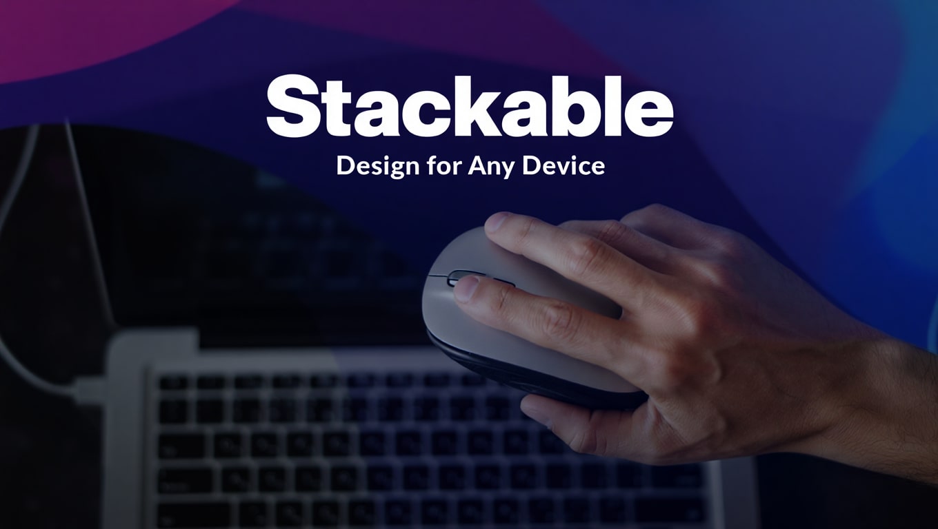 stackable-appsumohand-using-a-computer-mouse-over-a-laptop-keyboard-with-abstract-background