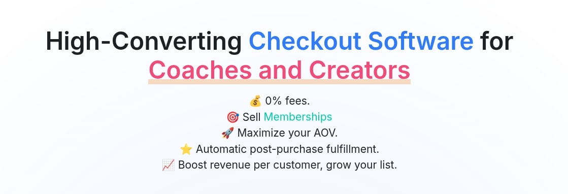 high-converting-checkout-software-for-coaches-and-creators
