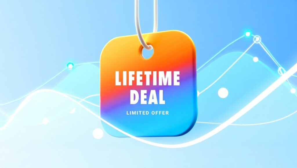 lifetime-deal-tag-with-abstract-background-and-graph