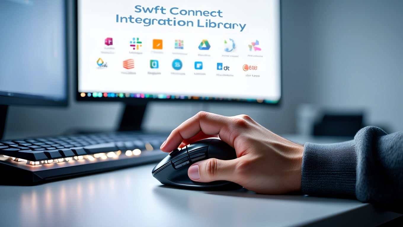 person-using-computer-with-swift-connect-integration-library-displayed-on-screen