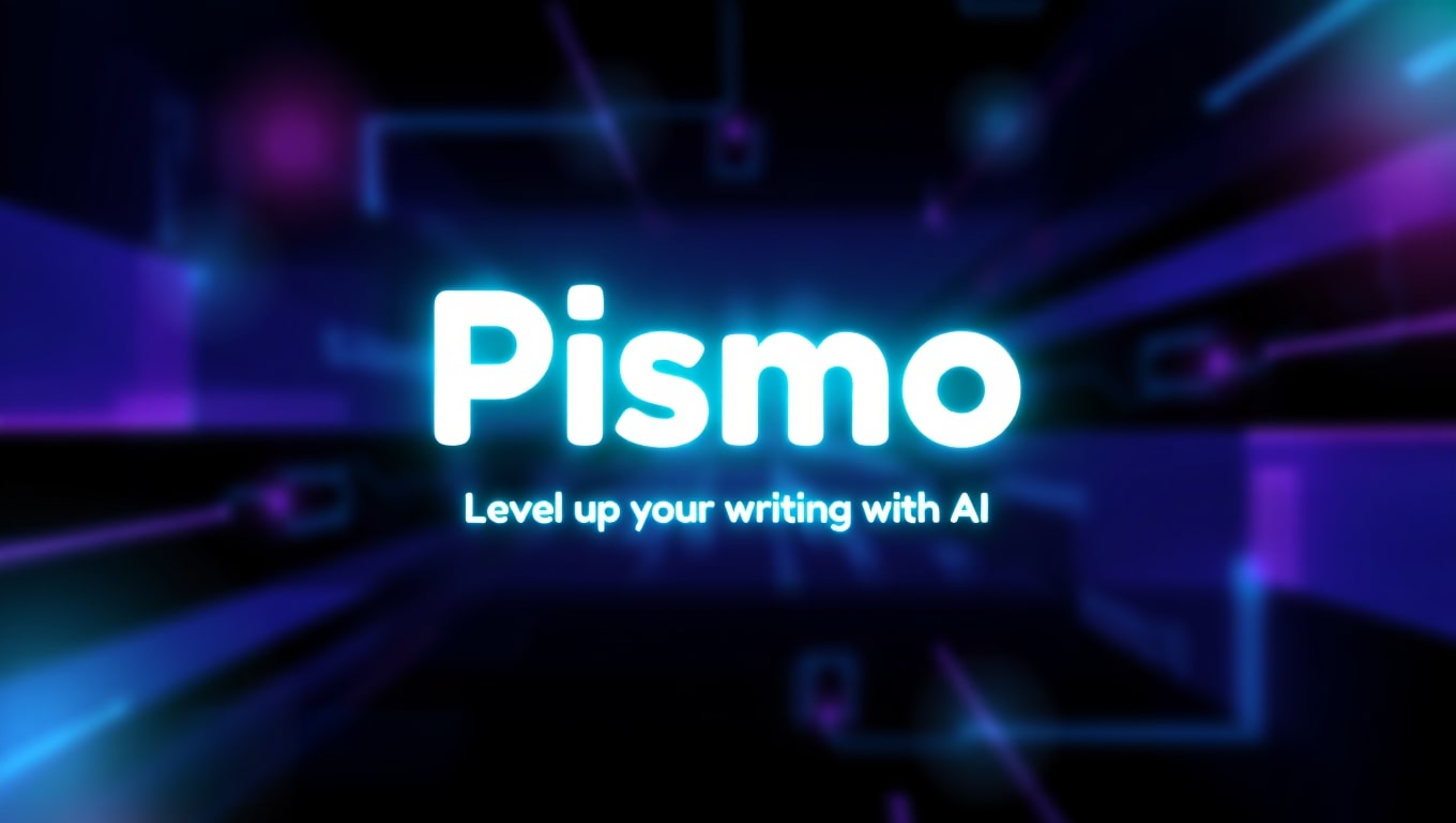 pismo-ai-writing-tool-concept-with-futuristic-neon-glowing-background