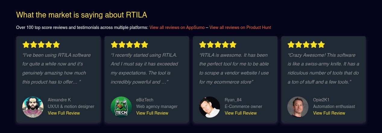 positive-customer-reviews-and-testimonials-about-rtila-software