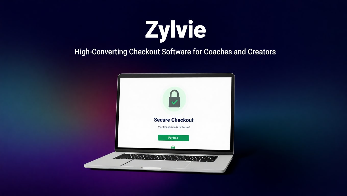 secure-checkout-software-for-coaches-and-creators-on-laptop
