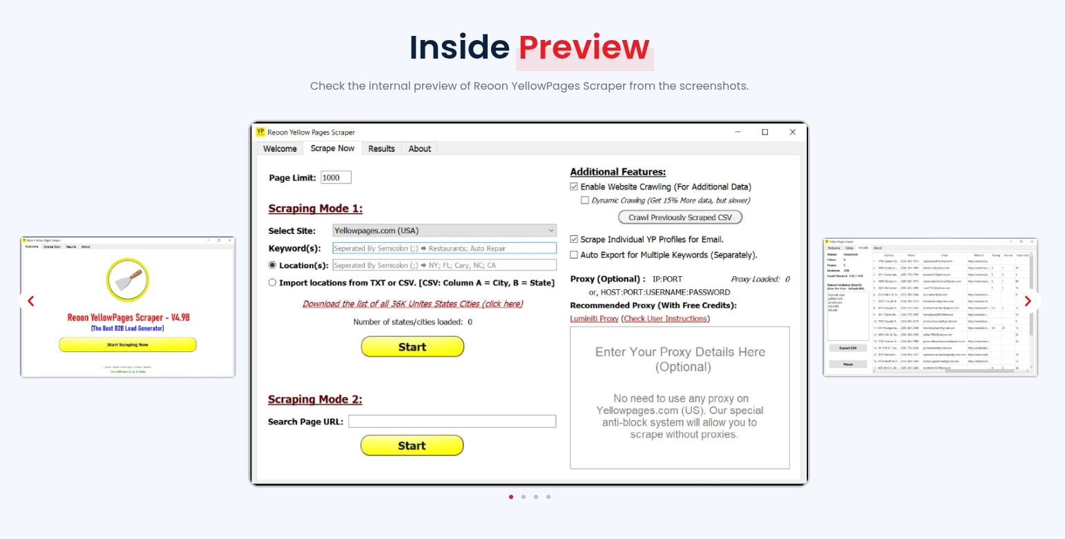 software-interface-for-yellowpages-scraper-with-scraping-options