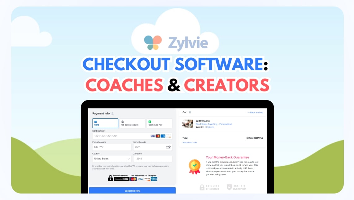 zylvie-checkout-software-for-coaches-and-creators-simplifying-sales