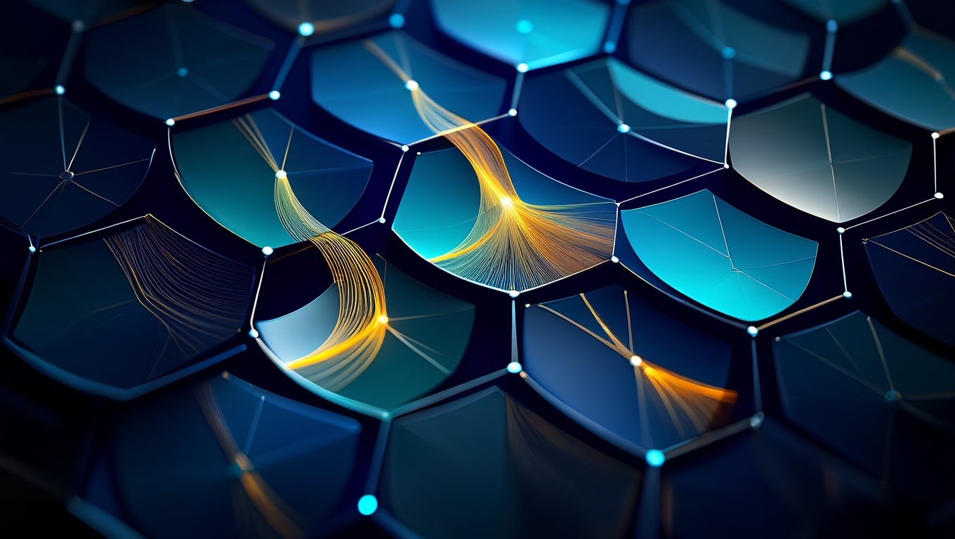 abstract-network-of-glowing-hexagonal-nodes-and-flowing-light-streams