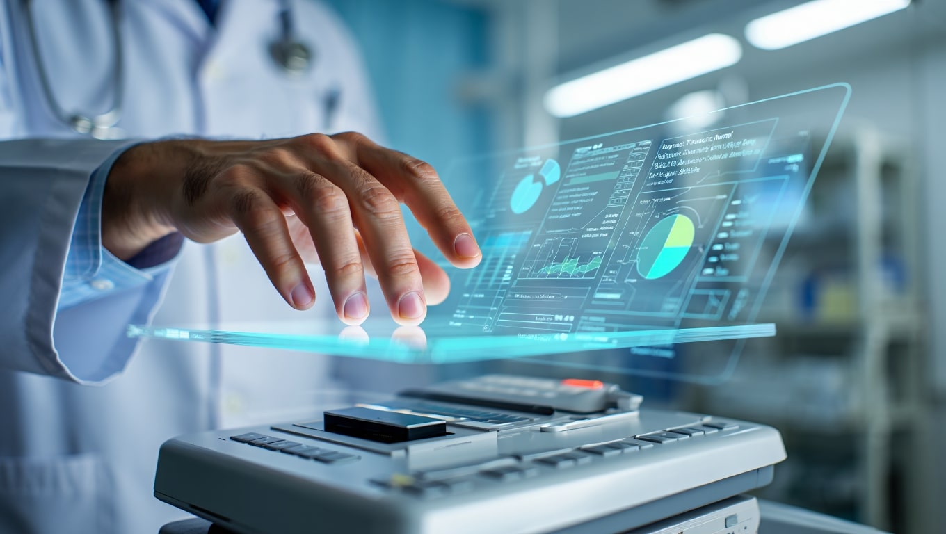 doctor-analyzing-futuristic-medical-data-on-holographic-interface