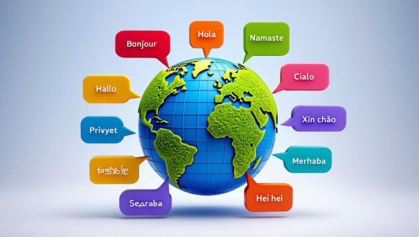 earth-with-diverse-greetings-from-around-the-world-in-speech-bubbles