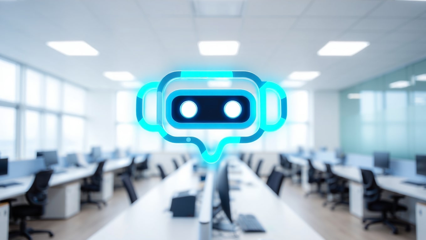 futuristic-ai-chatbot-icon-floating-in-a-modern-empty-office