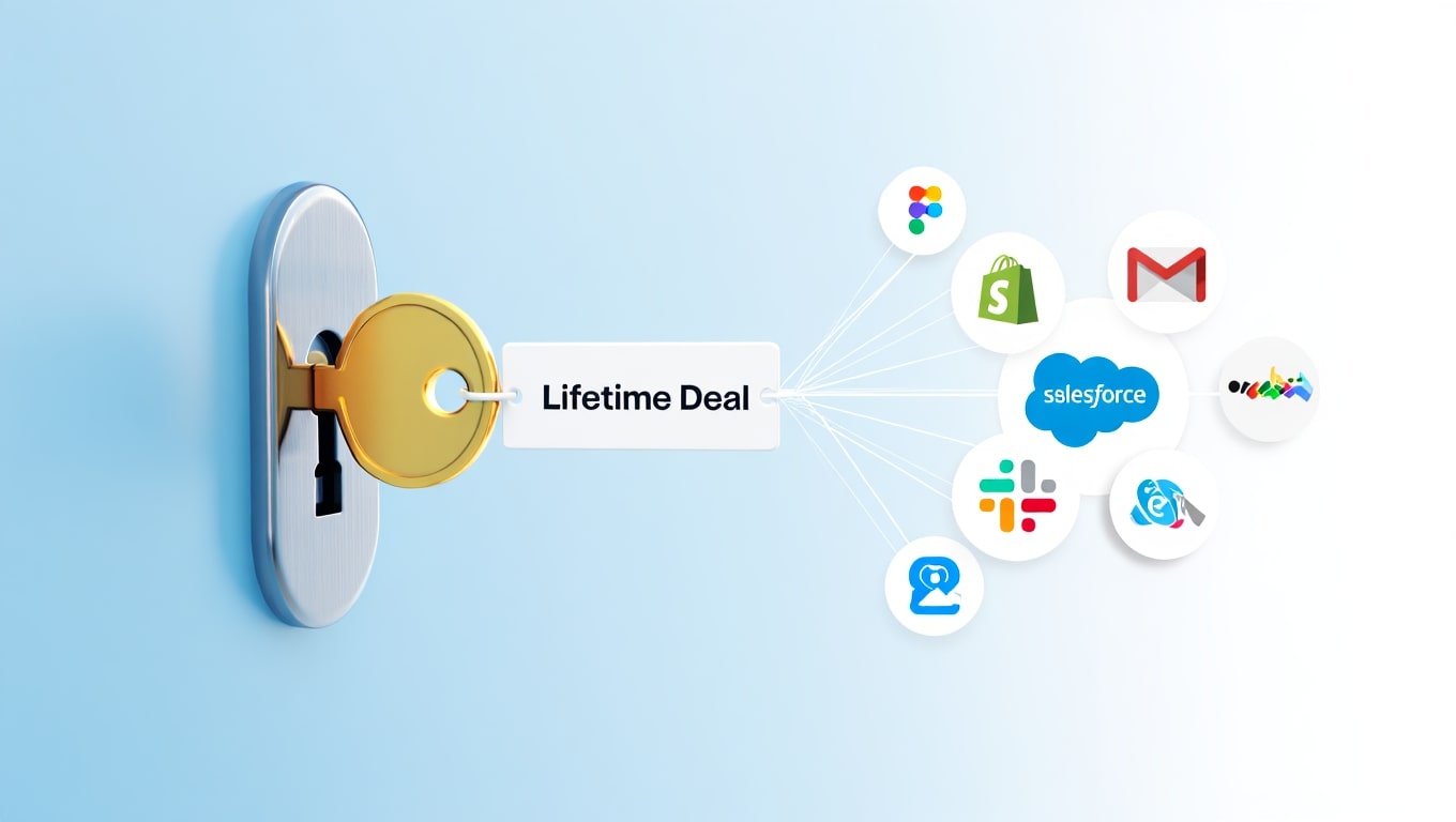golden-key-unlocking-a-lifetime-deal-to-various-digital-services