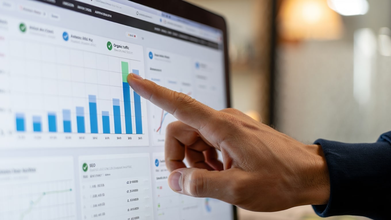 hand-pointing-at-business-growth-chart-on-computer-screen