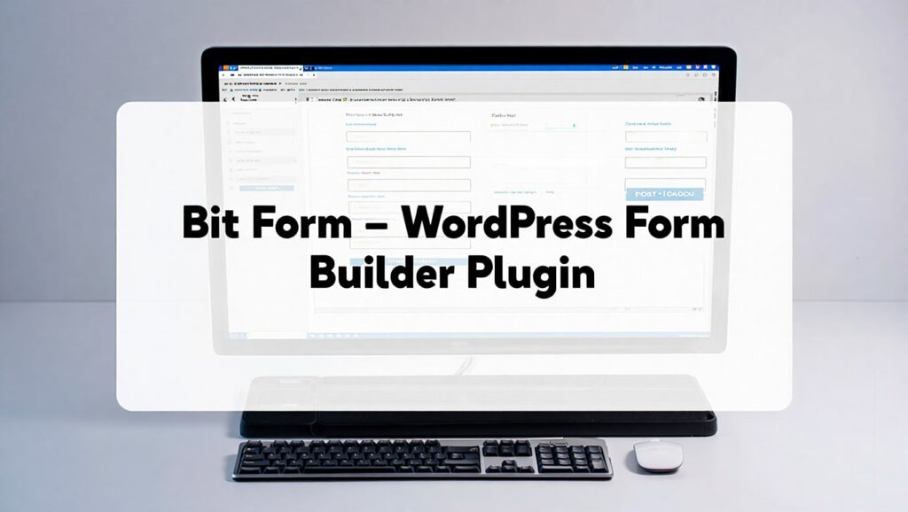 bit-form-appsumo-lifetime-deal-modern-computer-displaying-wordpress-form-builder-plugin-interface