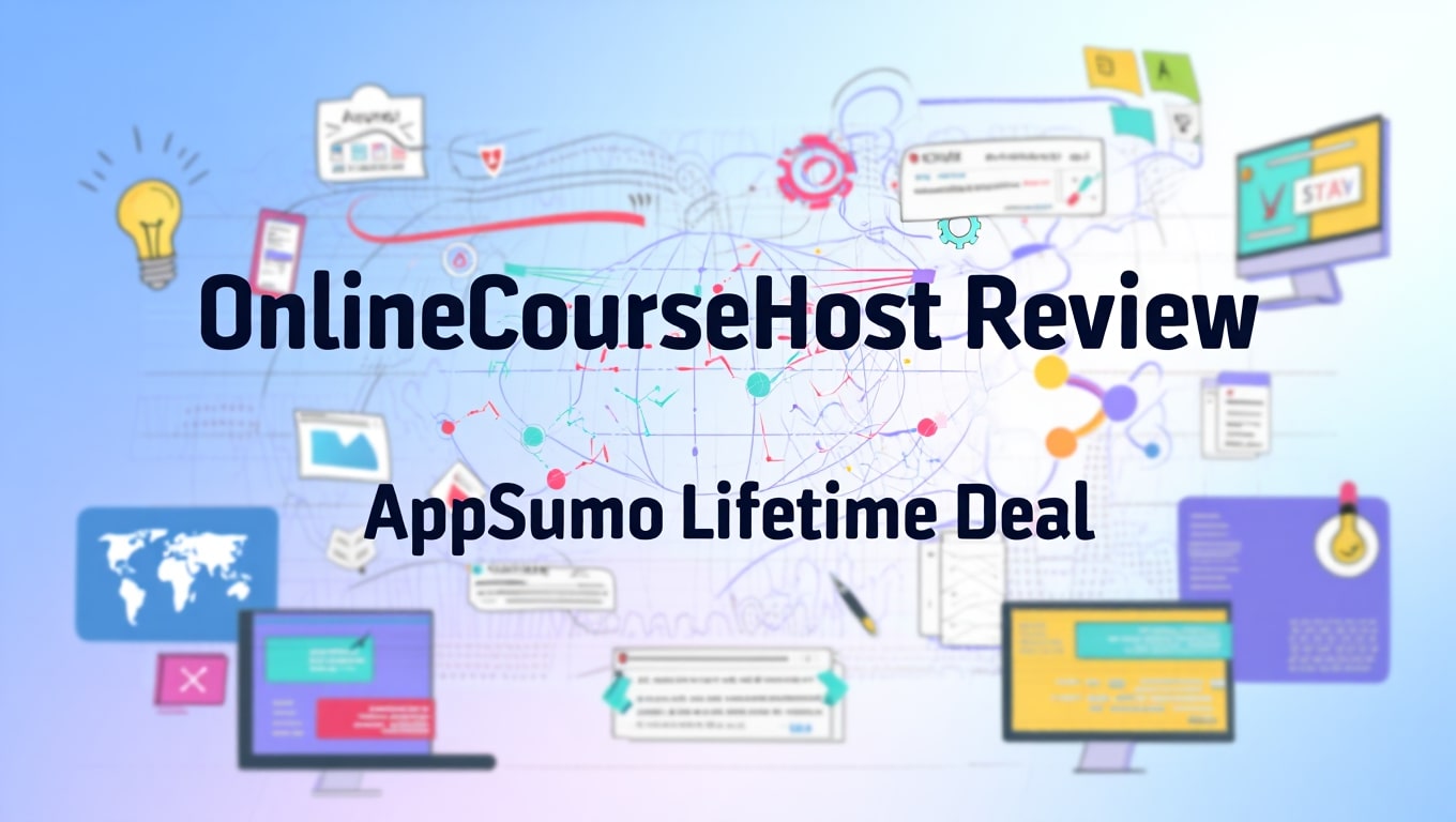 online-course-host-review-and-appsumo-lifetime-deal-concept