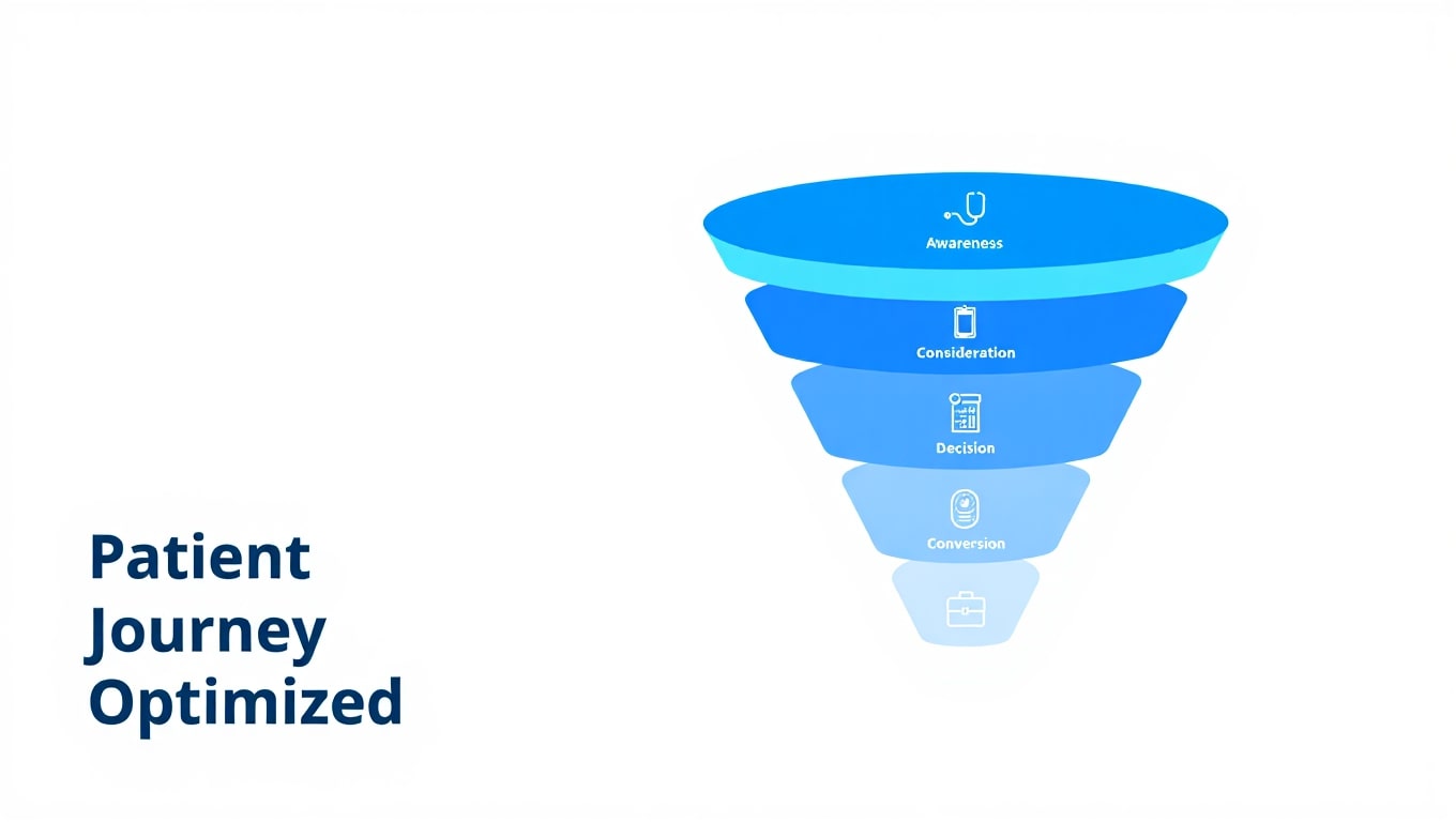 patient-journey-optimization-with-funnel-stages-and-icons