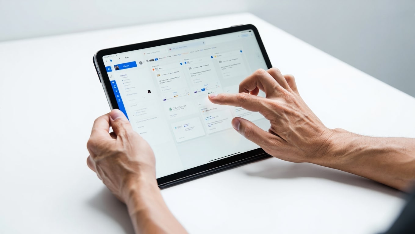 person-s-hands-using-a-tablet-for-business-data-analysis