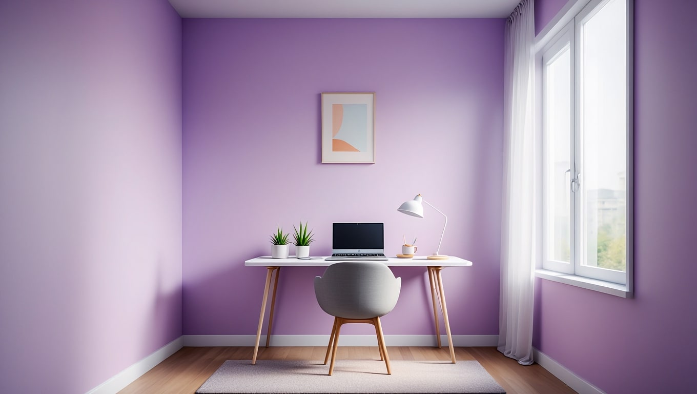 serene-home-office-with-laptop-and-plants-bathed-in-soft-light