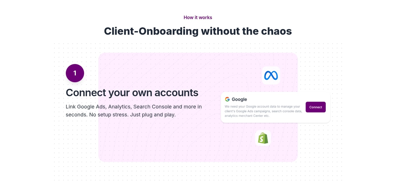 streamlined-client-onboarding-with-easy-account-connection-for-digital-marketing