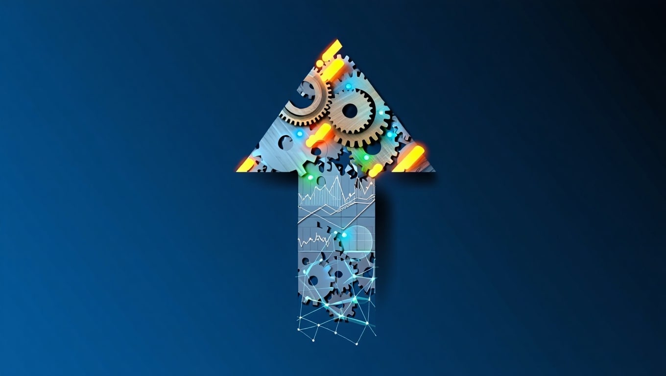 upward-arrow-of-gears-and-financial-charts-symbolizing-growth-and-progress