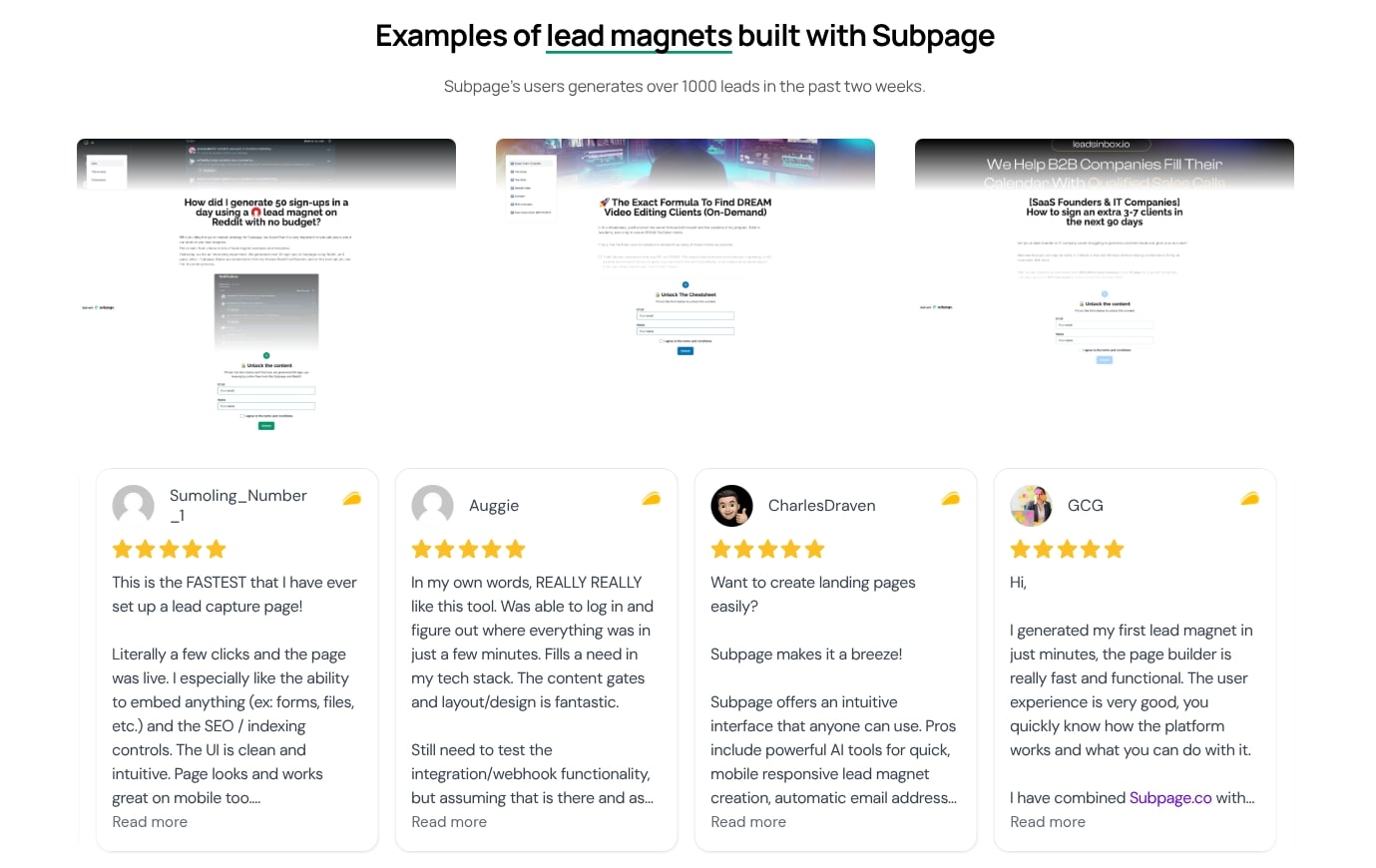 website-examples-of-lead-magnets-built-with-subpage-platform